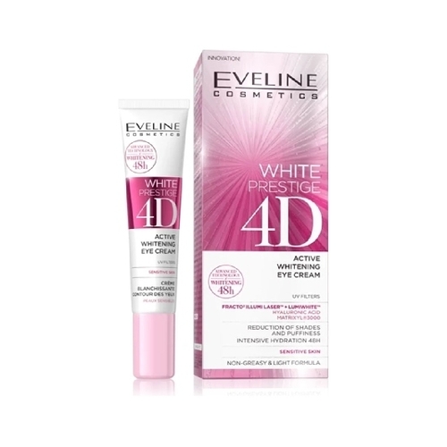 ايفلين، وايت برستيج فور دي آكتف كريم تفتيح لأسفل العين، 20 مل - Image 3