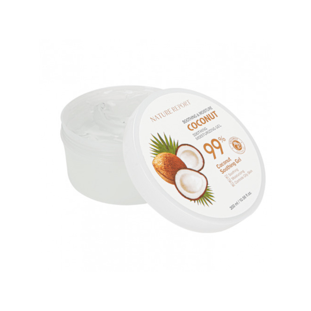 نيتشر ريبورت، جل مرطب وملطف بجوز الهند، 300 مل - الصورة 2