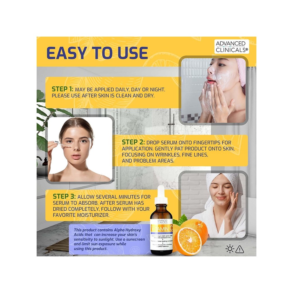 ادفانسد كلينيكالز فيتامين سي، سيروم مقاوم للشيخوخة, 52 مل - Image 5