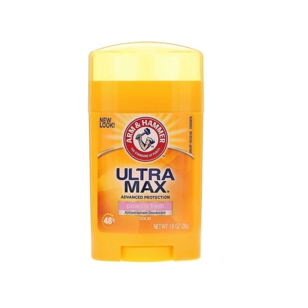 آرم آند هامر ألترا ماكس سوليد مزيل عرق برائحة عطر البودرة، 28 غرام