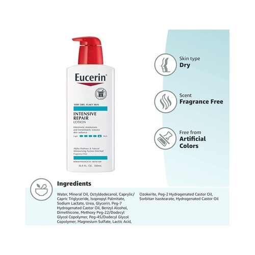 يوسيرين لوشن مرمم مكثف خالي من العطر، 500 مل - Image 3