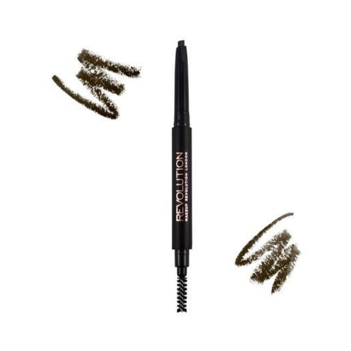 قلم الحواجب الثنائي من ريفلوشن، بني متوسط