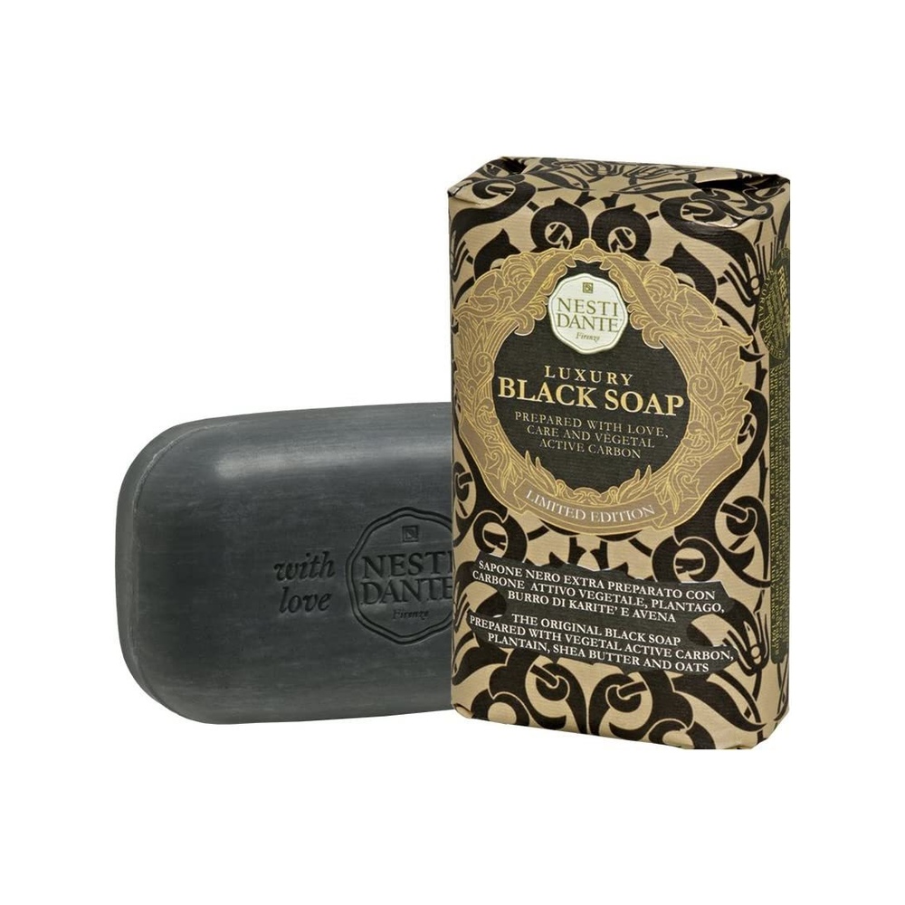 نيستي دانتي صابون أسود فاخر بالكربون، 250جم - الصورة 2