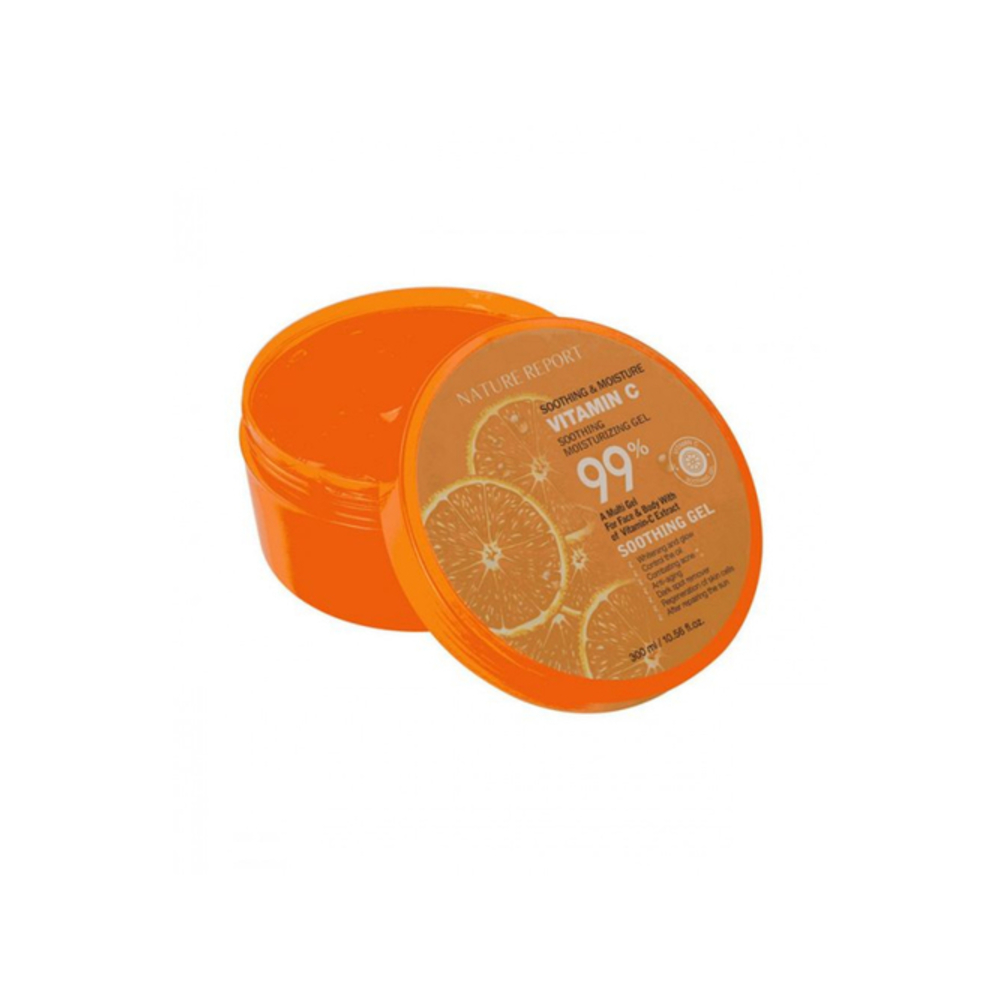 نيتشر ريبورت، جل مرطب وملطف بفيتامين سي، 300 مل - Image 2