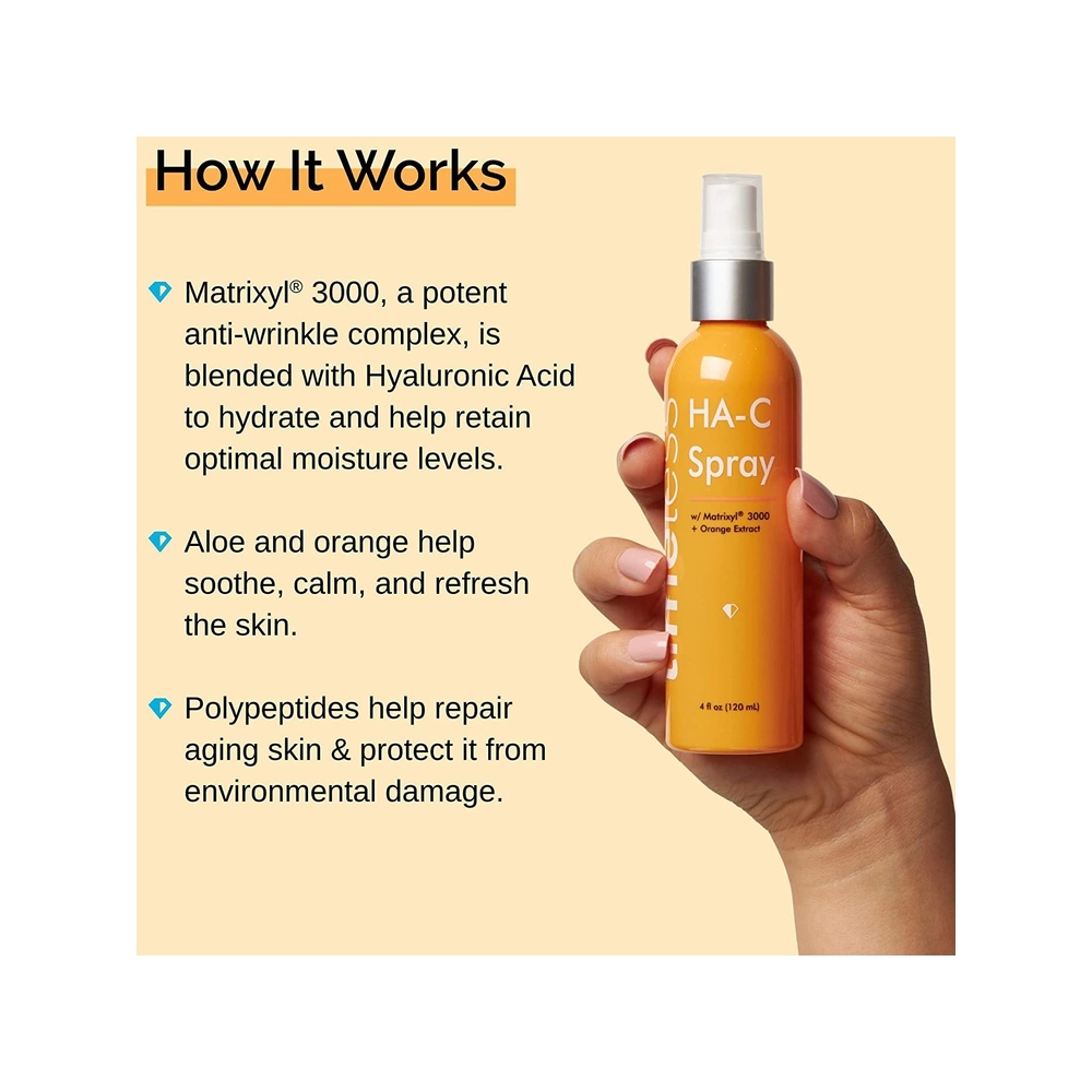 تايملس، بخاخ البرتقال بتركيبة حمض الهيالورنيك+ماتريكسيل 3000، 120مل - Image 5