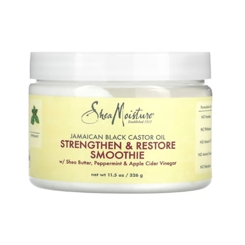 شيا مويستر زيت الخروع الأسود الجامايكي كريم تقوية الشعر وتجديده، 326 غم