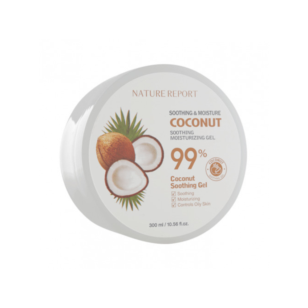 نيتشر ريبورت، جل مرطب وملطف بجوز الهند، 300 مل