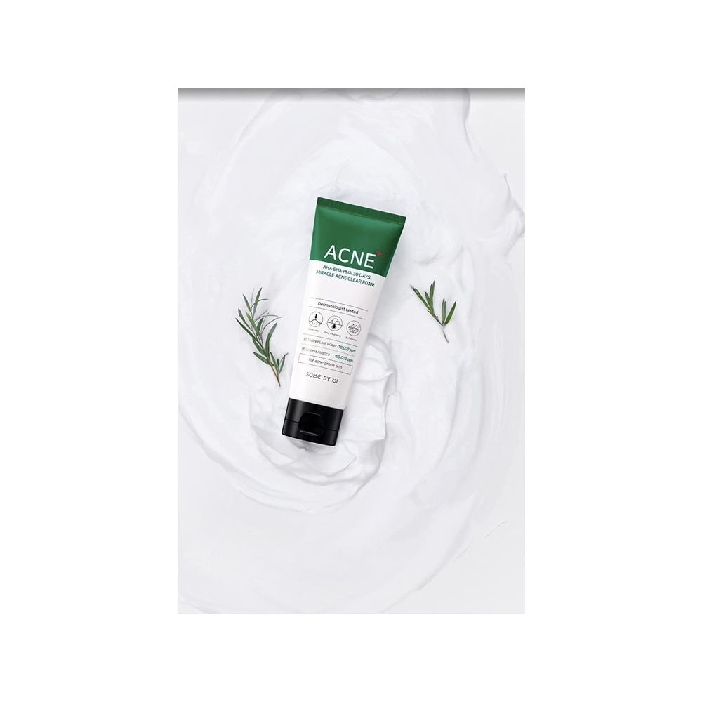 سوم باي مي رغوة تنظيف حب الشباب باحماض الفا وبيتا وبولي هيدروكسي 30 يوم، 100 مل - Image 2