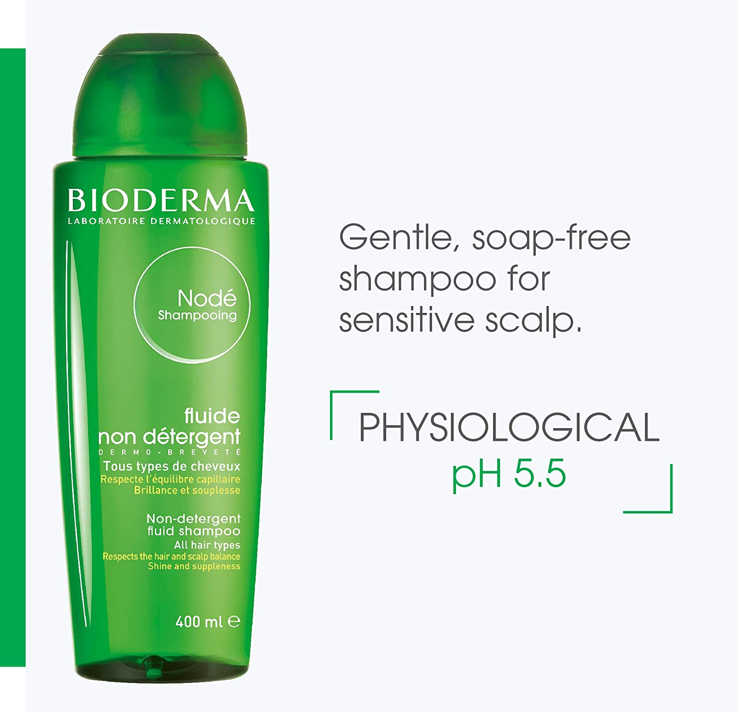 بيوديرما شامبو نود للعناية اليومية، 400 مل - Image 2