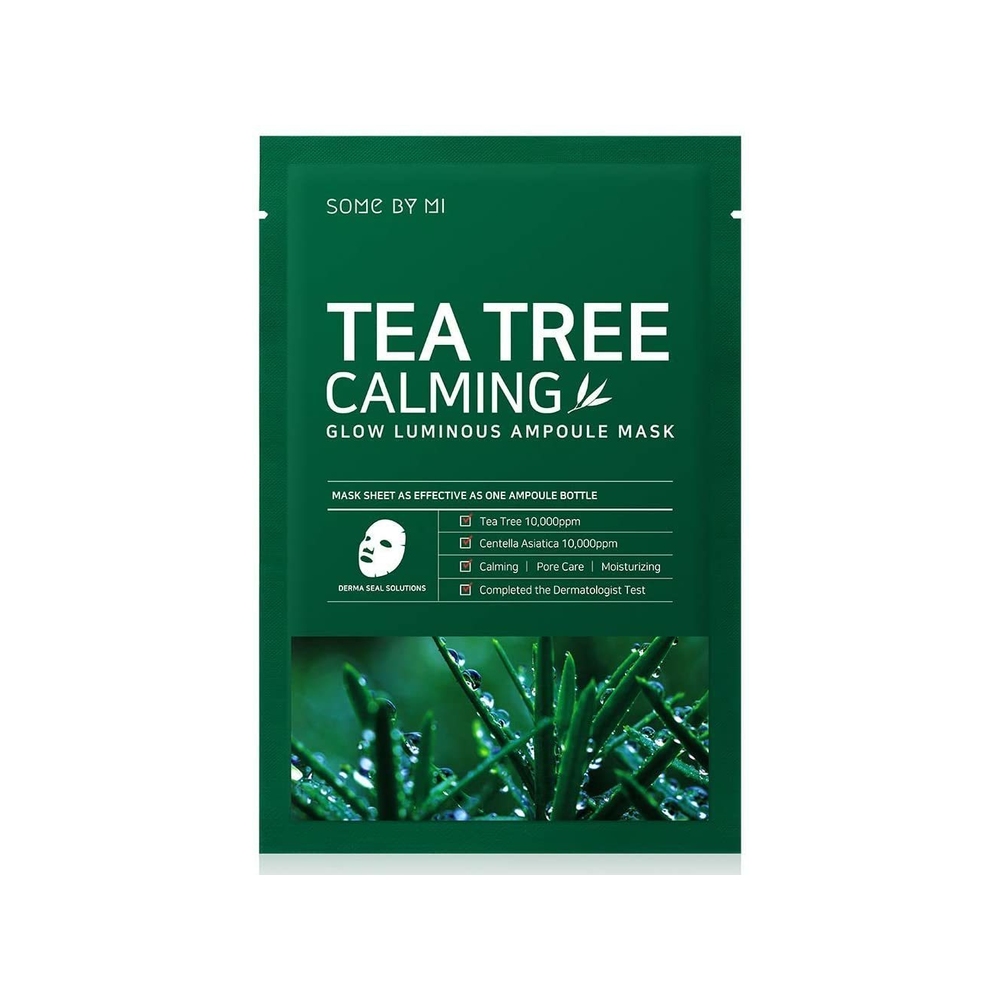 سوم باي مي قناع الشاي الأخضر لتهدئة البشرة، 10 ماسكات