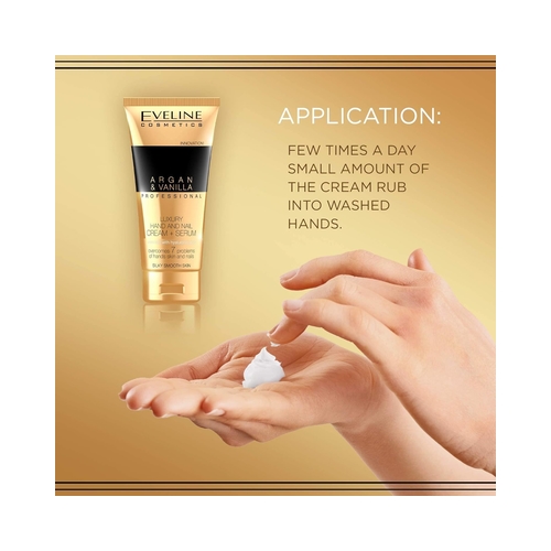 ايفيلين، سيروم فاخر لتغذية اليدين والأظافر بزيت الأرجان والفانيليا، 100 مل - الصورة 2