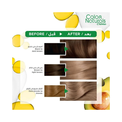 غارنييه كولور ناتشرلز صبغة مغذية للشعر بتركيبة كريمية، #9 أشقر فاتح جدا - Image 2