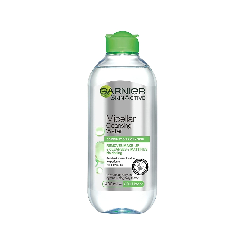 غارنييه ماء ميسيلار منظف للبشرة المختلطة والدهنية، 400 مل