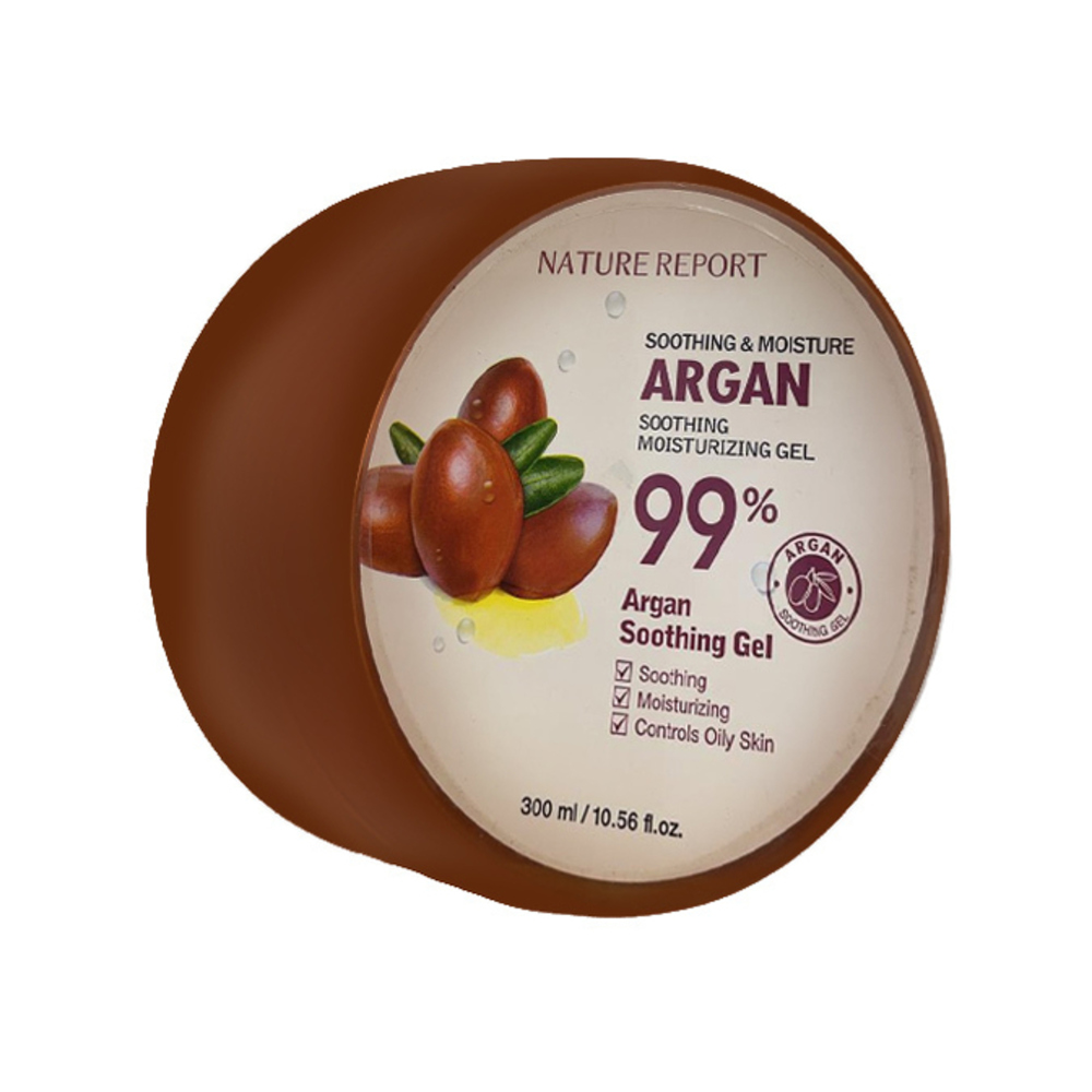 نيتشر ريبورت، جل مرطب وملطف خلاصة الأرجان، 300 مل - Image 2