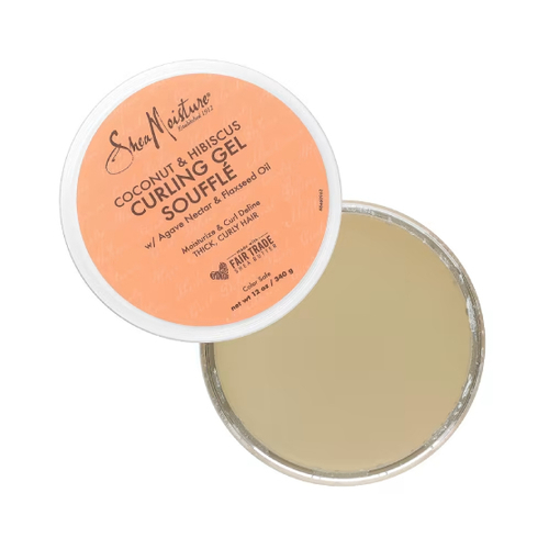 شيا مويستر سوفلي جل تجعيد الشعر بجوز الهند والكركديه، 340 غم - Image 2